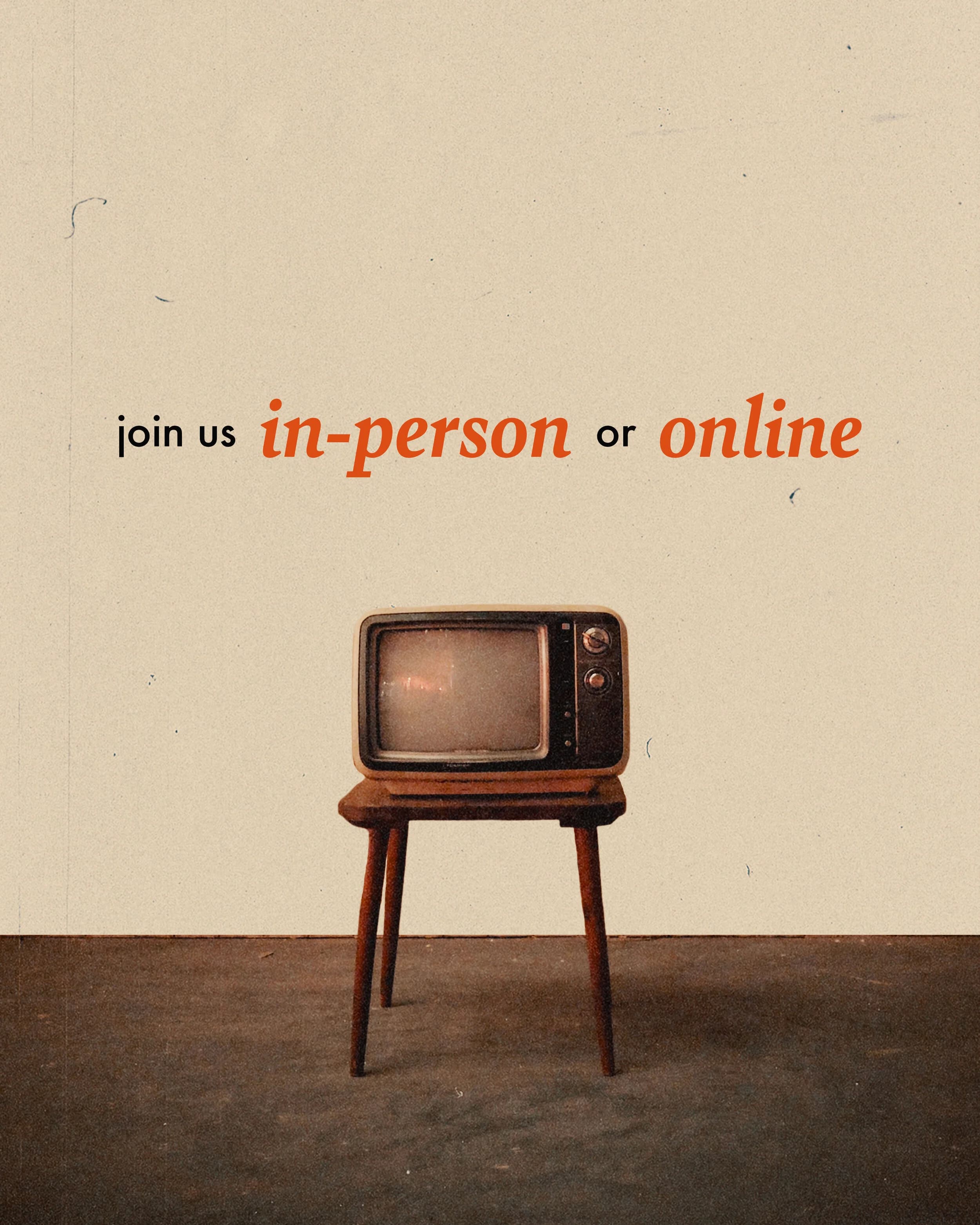 Join Us In Person or Online