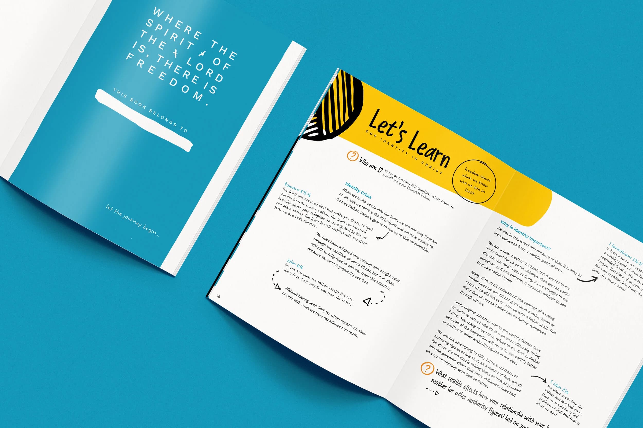 An interior spread from the Freedom guide